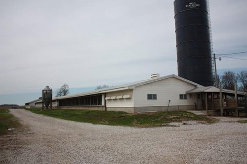 Tract 1 - REAL ESTATE AUCTION, 60 +/- Acres offered in 3 Tracts Swine Operation